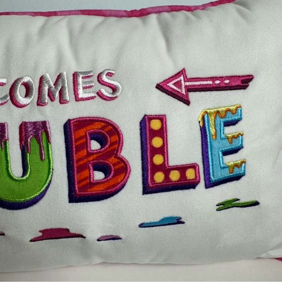 NWT. Disney Parks Madly Mischievous Here Comes Trouble 20x9” Throw Pillow. - Picture 6 of 13